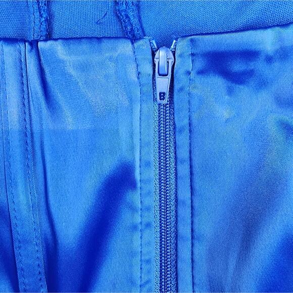 New Blue Bustier Sexy Clubcore Spaghetti Strap Top Zipper Size S / 6 - Picture 3 of 6